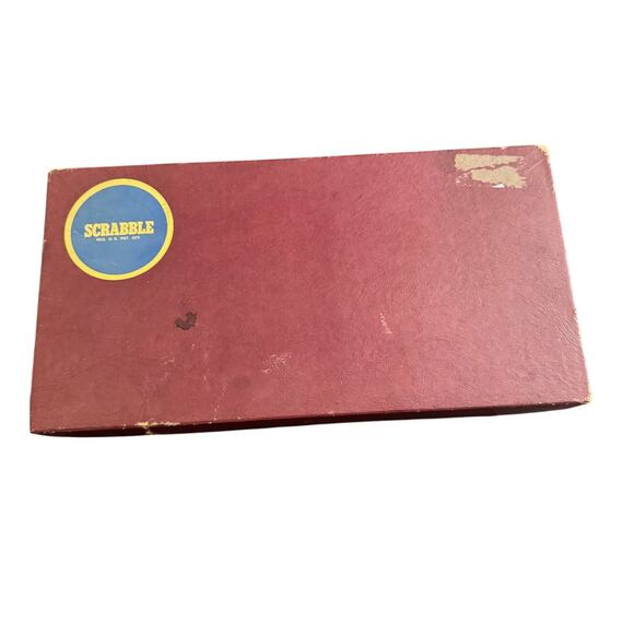 Vintage 1948-1953 Scrabble Game Board Selchow & Righter Set - Picture 2 of 8